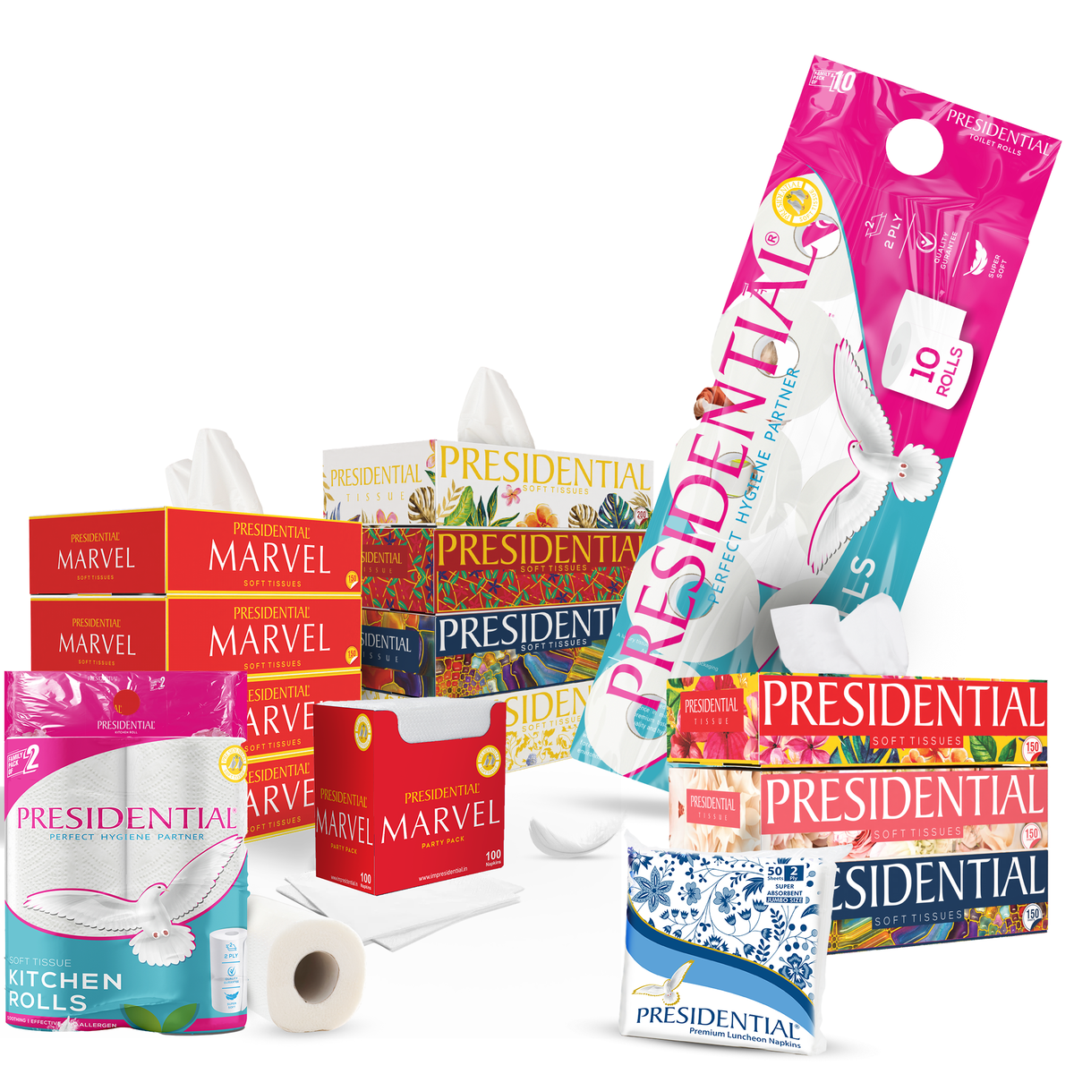 Collection of Presidential Tissues Soft Tissues for Comfort and Everyday Use