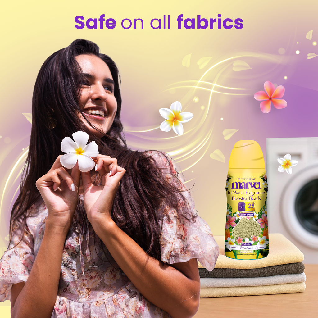 Presidential Marvel In-Wash Fragrance Boosters (Golden Breeze- Yellow)