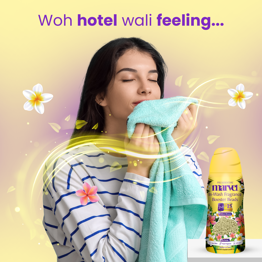 Presidential Marvel In-Wash Fragrance Boosters (Golden Breeze- Yellow)