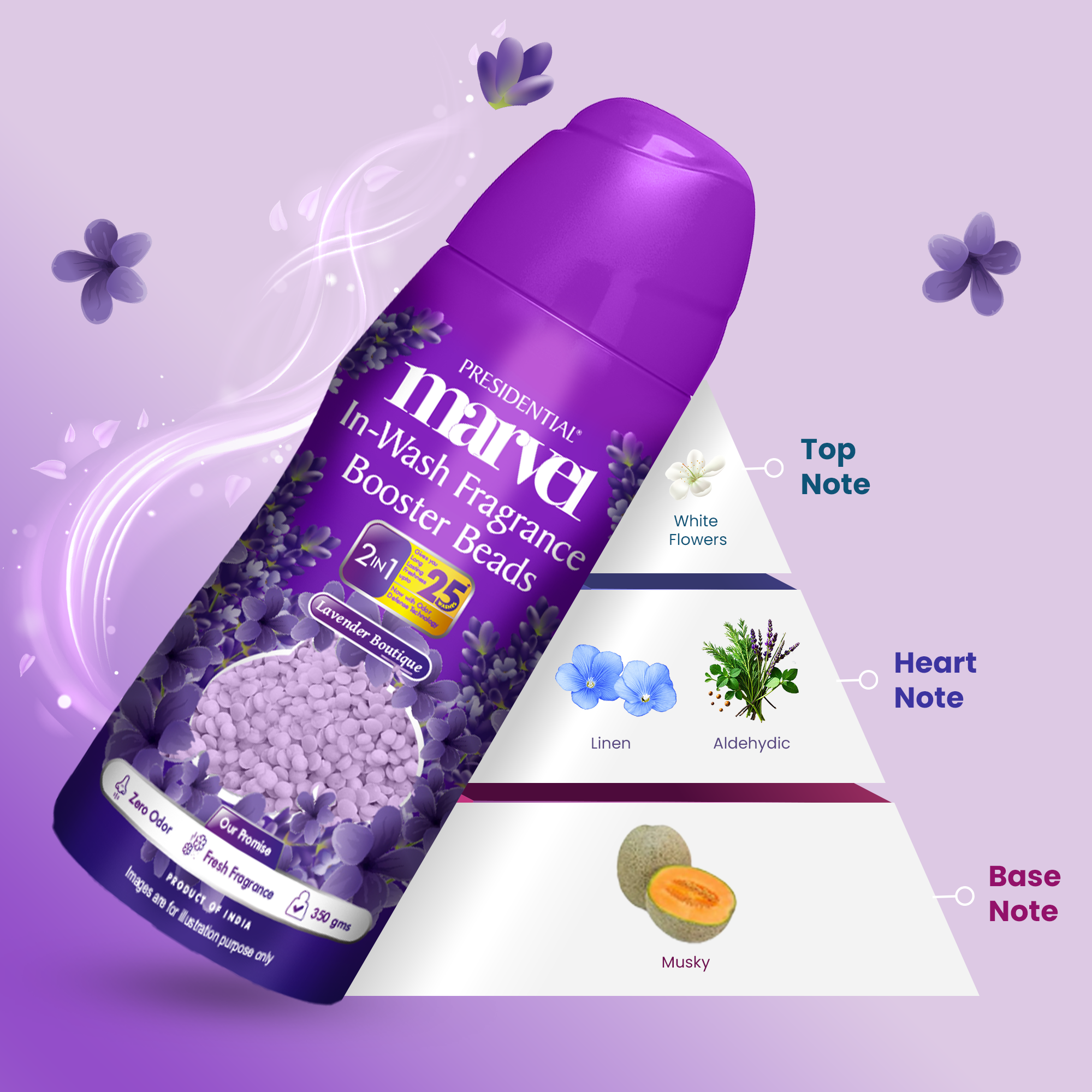 Presidential Marvel In-Wash Fragrance Boosters (Lavender Bouquet)