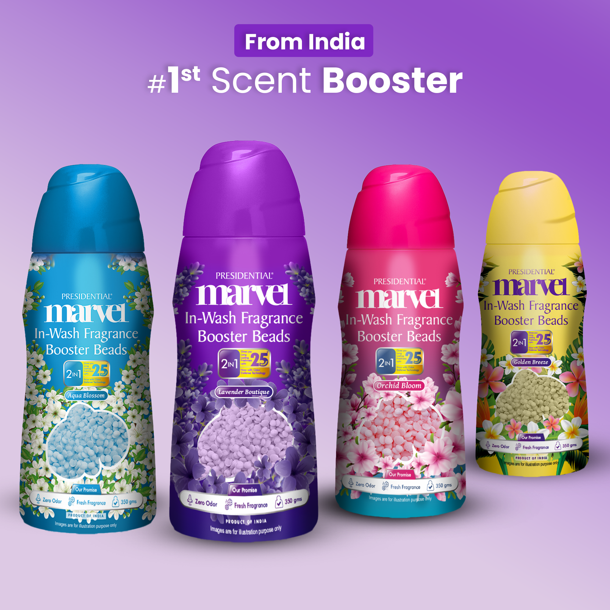 Presidential Marvel In-Wash Fragrance Boosters (Lavender Bouquet)
