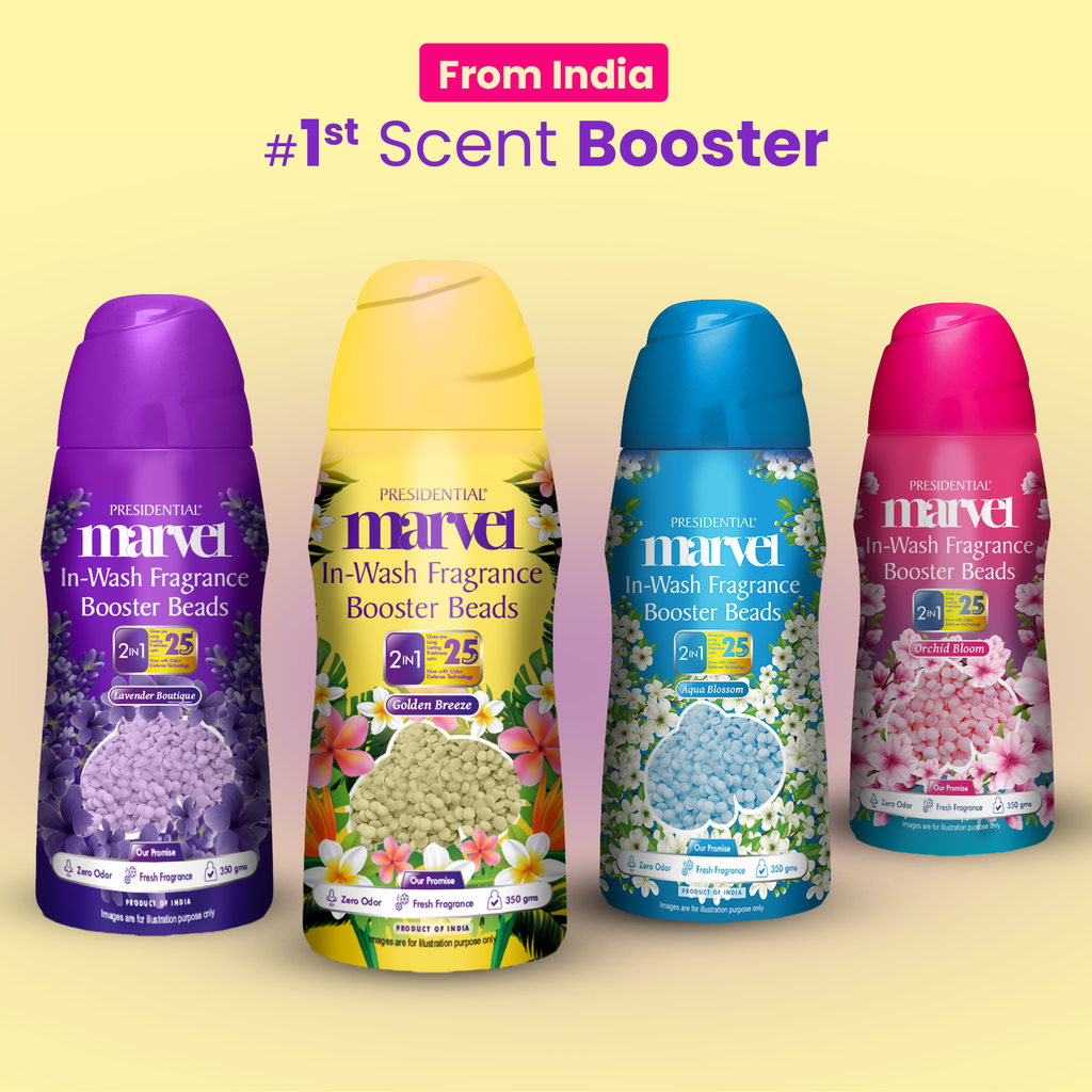 Presidential Marvel In-Wash Fragrance Boosters (Golden Breeze- Yellow)