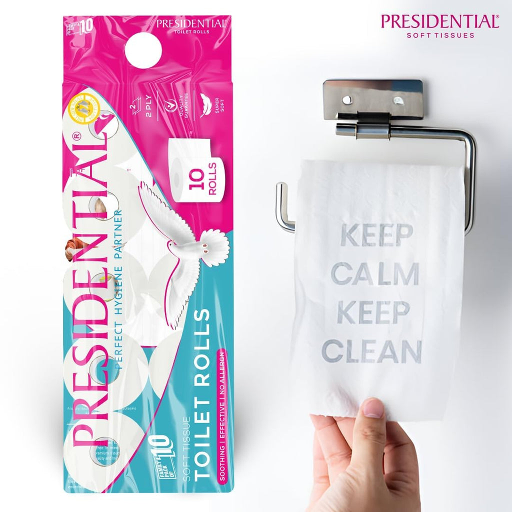 Presidential Premium Toilet Tissue Rolls | 2-ply