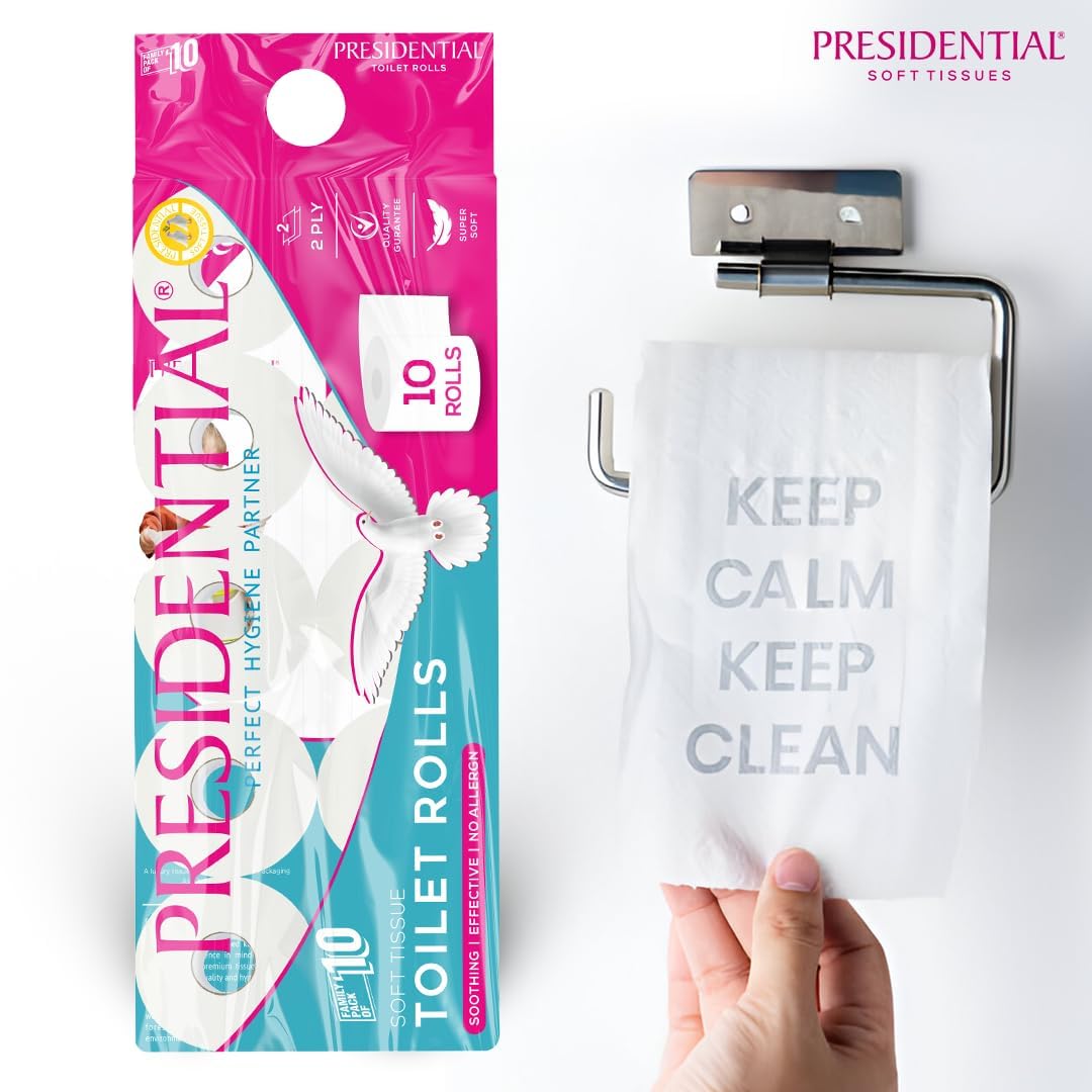 Presidential Premium Toilet Tissue Rolls | 2-ply