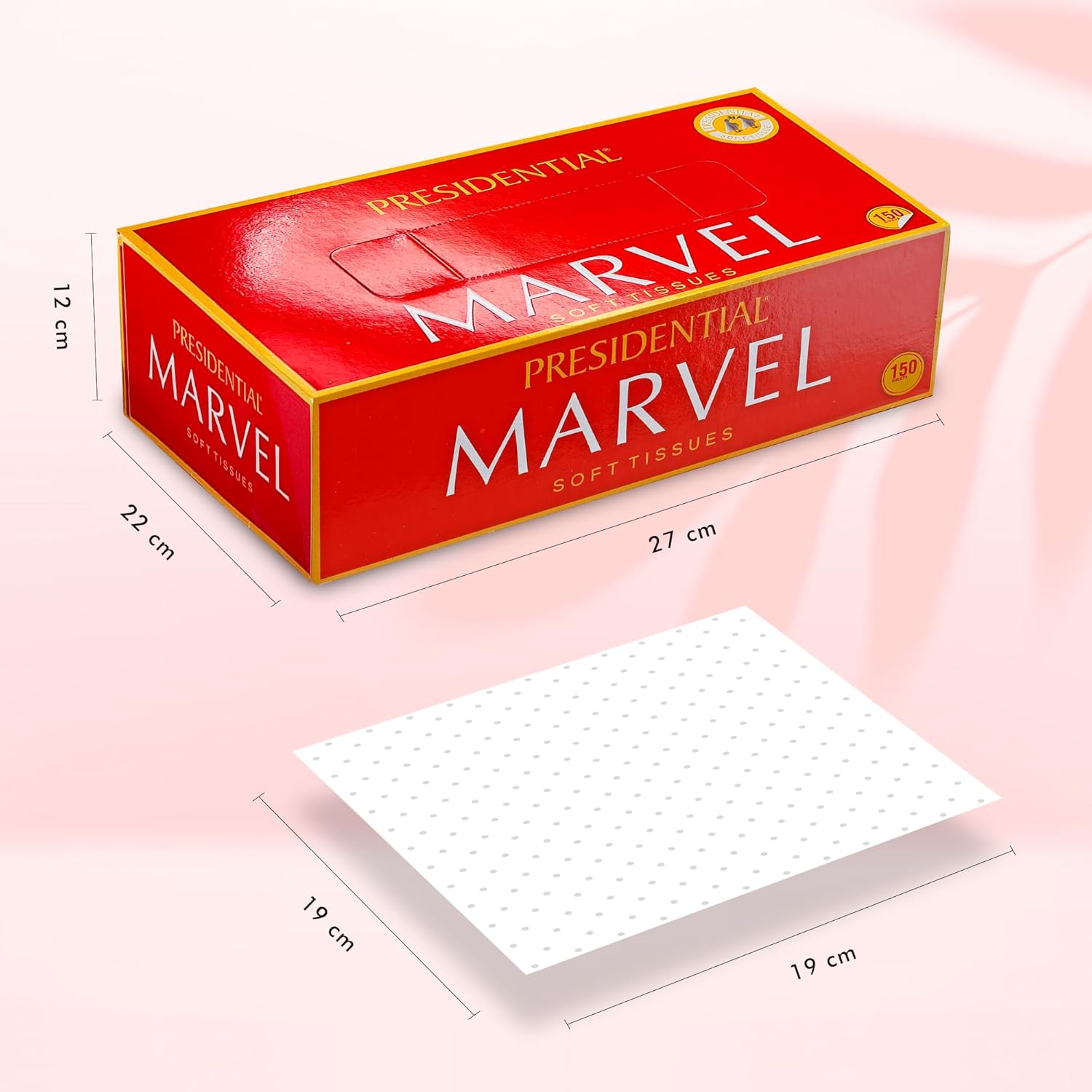 Presidential Soft 2-Ply Facial Tissues | 75 Pulls Each - 150 Sheets Each