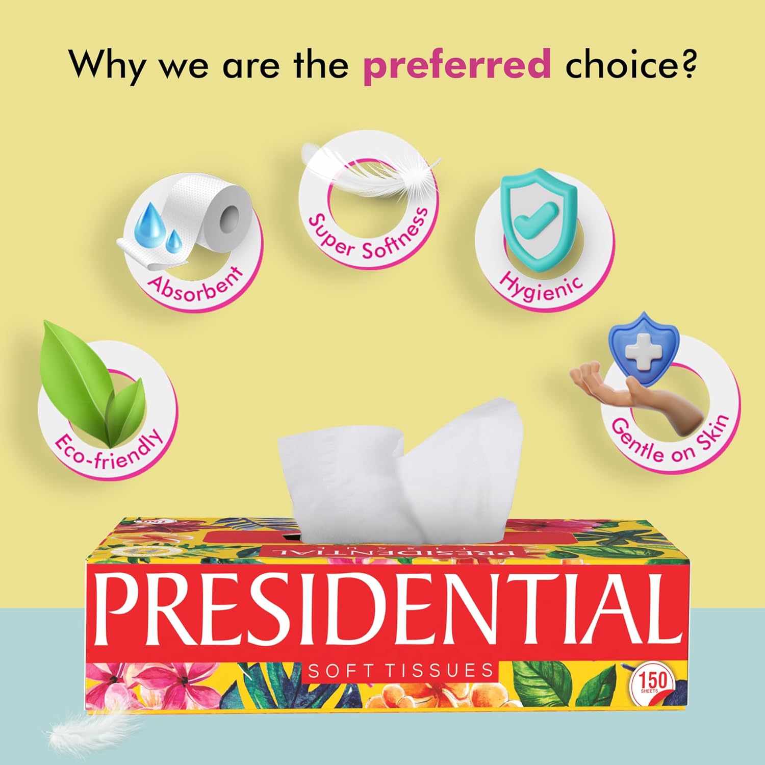 Presidential Premium Facial Tissues | 2-Ply