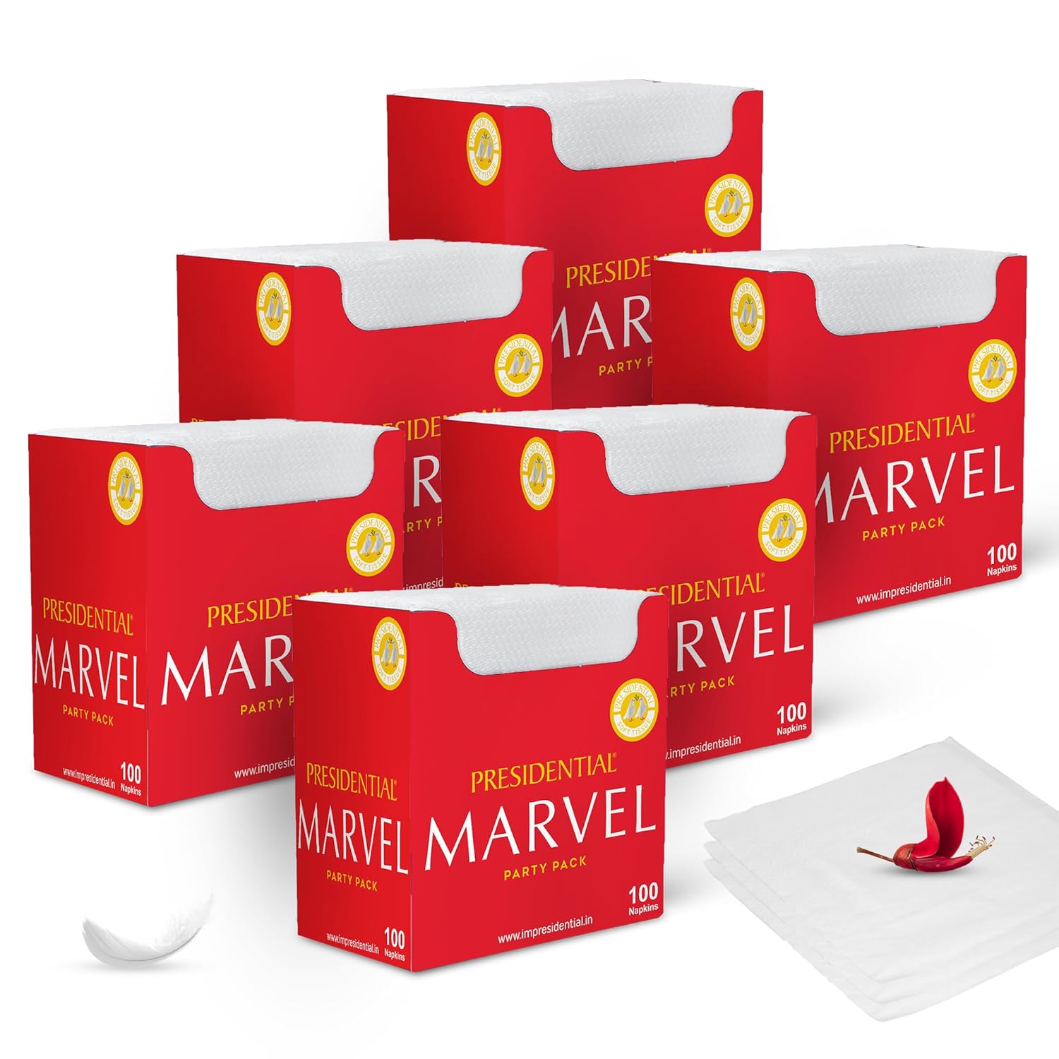 Marvel Party Pack Tissue Paper with Tissue Holder