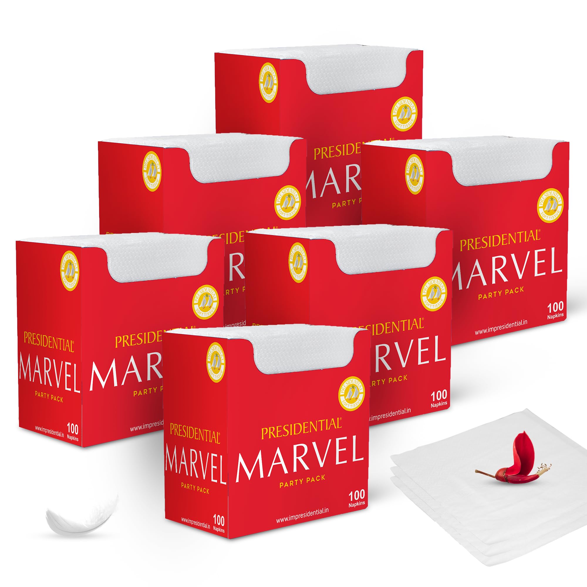 Marvel Party Pack Tissue Paper with Tissue Holder