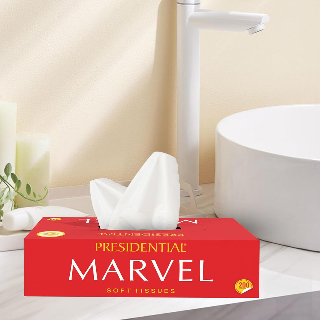 Presidential Premium Marvel Facial Tissues | 2-Ply