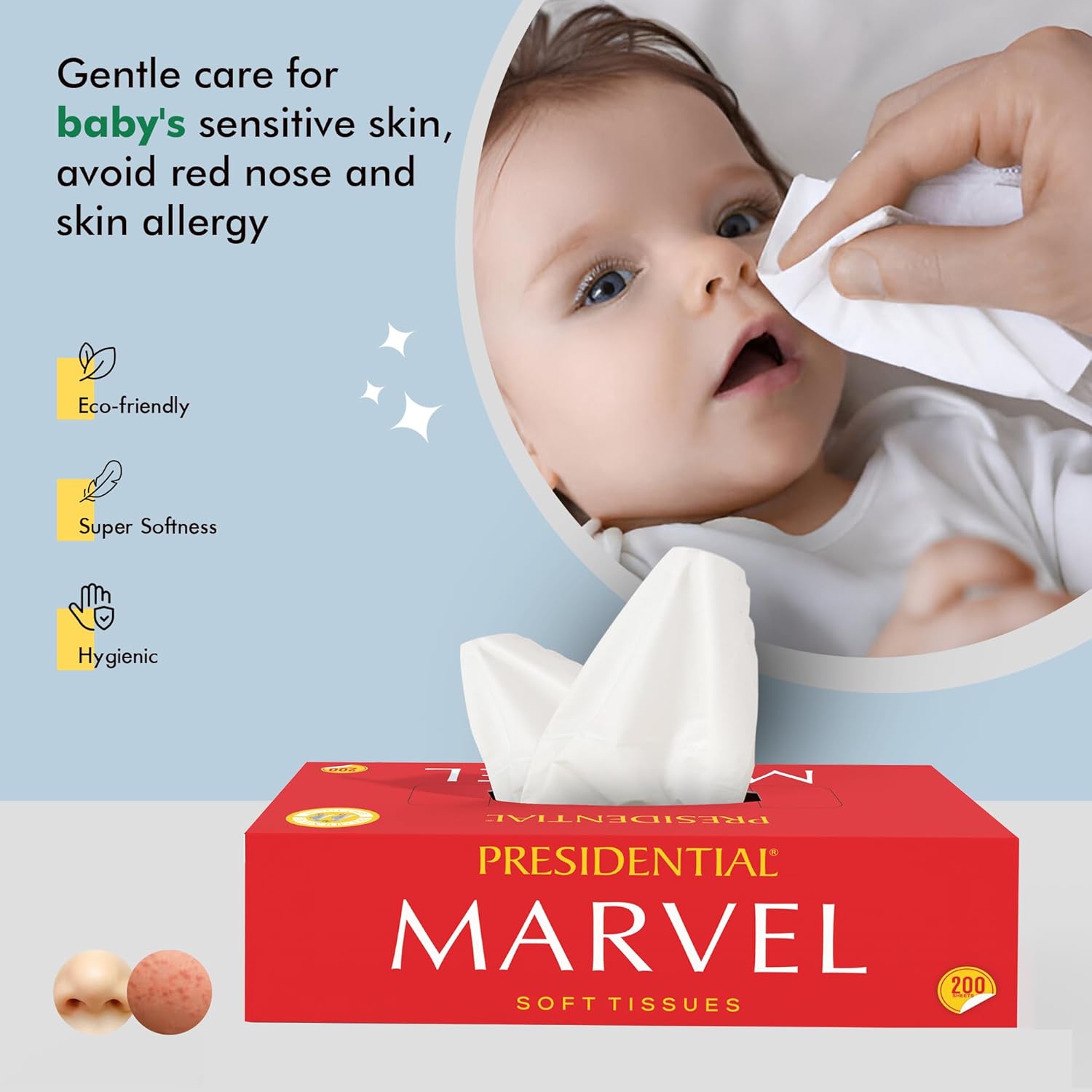 Presidential Premium Marvel Facial Tissues | 2-Ply