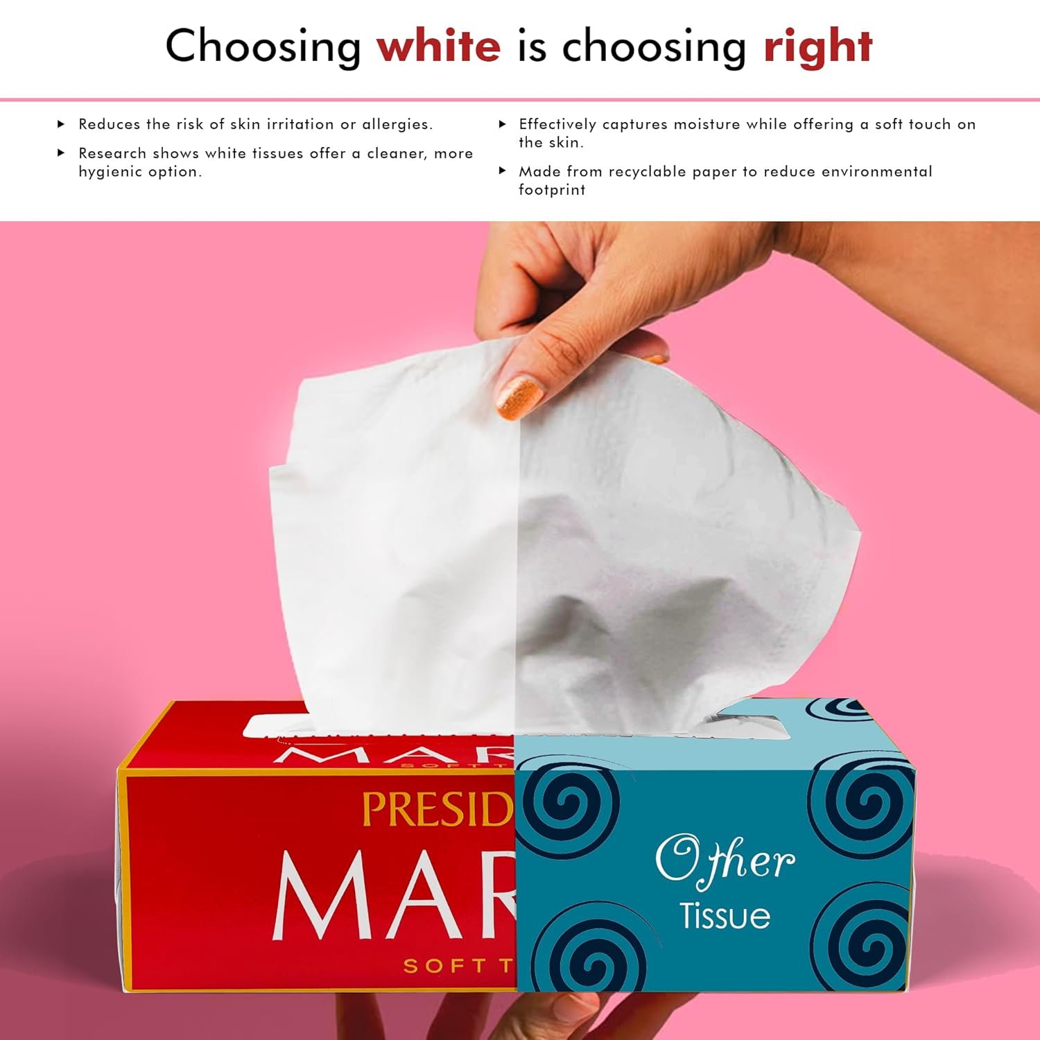 Presidential Soft 2-Ply Facial Tissues | 75 Pulls Each - 150 Sheets Each
