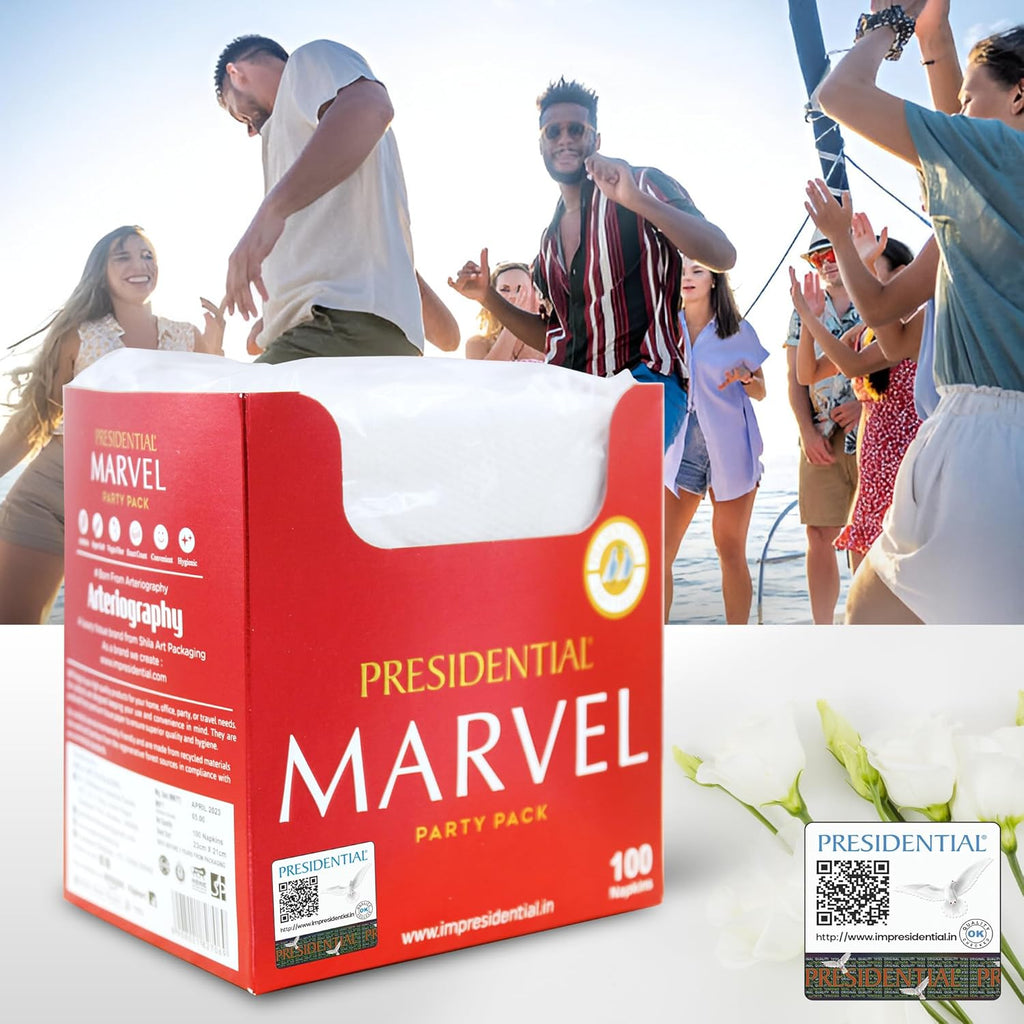 Marvel Party Pack Tissue Paper with Tissue Holder