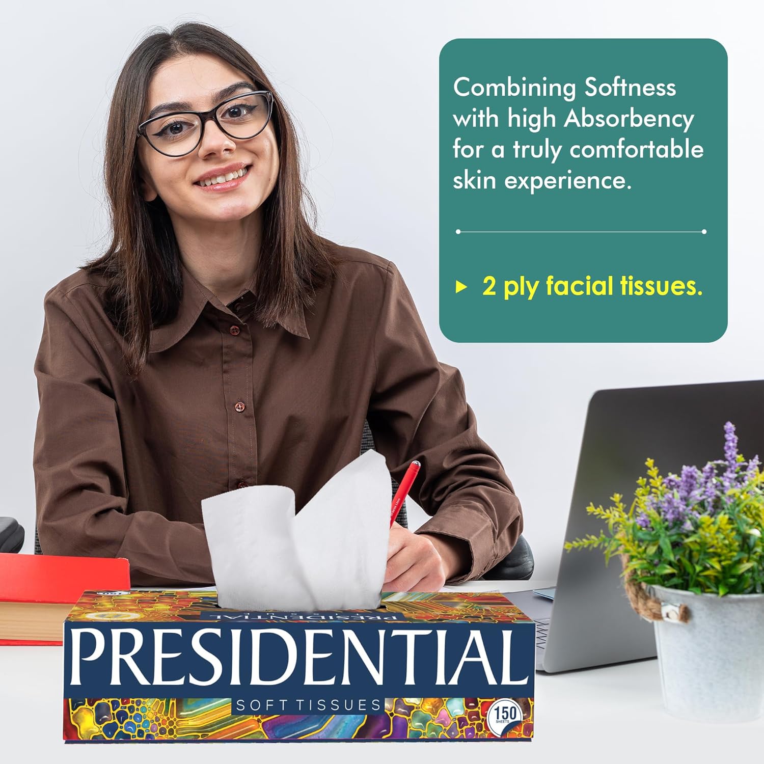Presidential Premium Facial Tissues | 2-Ply