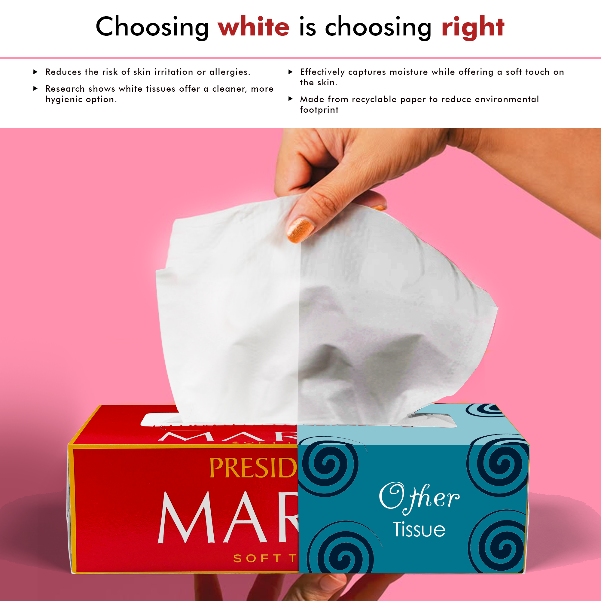 Presidential Marvel Premium Super Soft Facial Tissues | 2-Ply