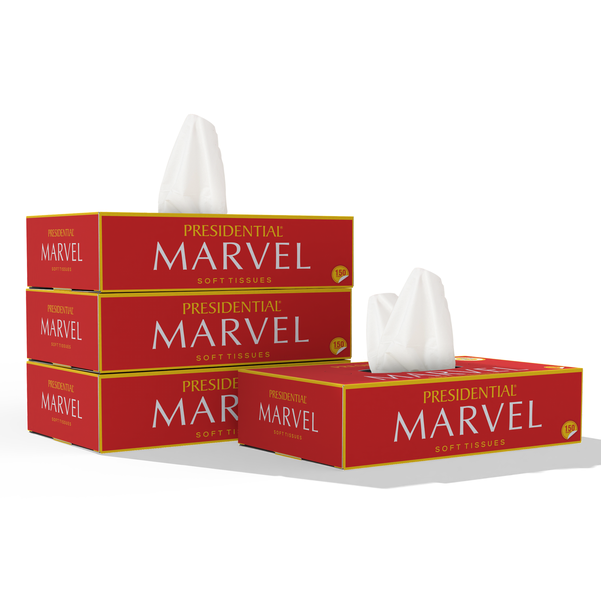 Presidential Marvel Premium Super Soft Facial Tissues | 2-Ply